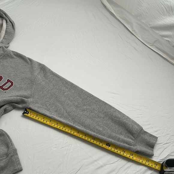 Hybrid Apparel Harvard University heather gray logo hoodie - Picture 6 of 6